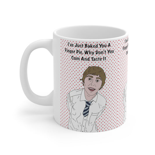 The Inbetweeners | Jay Cartwright I've Just Baked You A Finger Pie Mug | More Jam