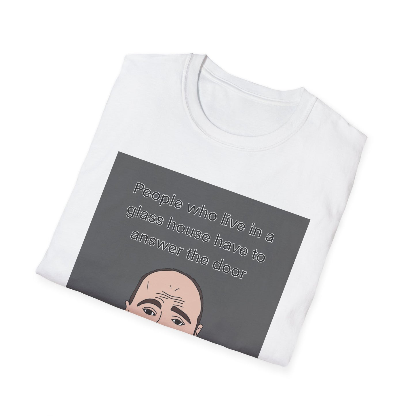 Karl Pilkington  — Portrait Illustration with 'Glass Houses' Quote