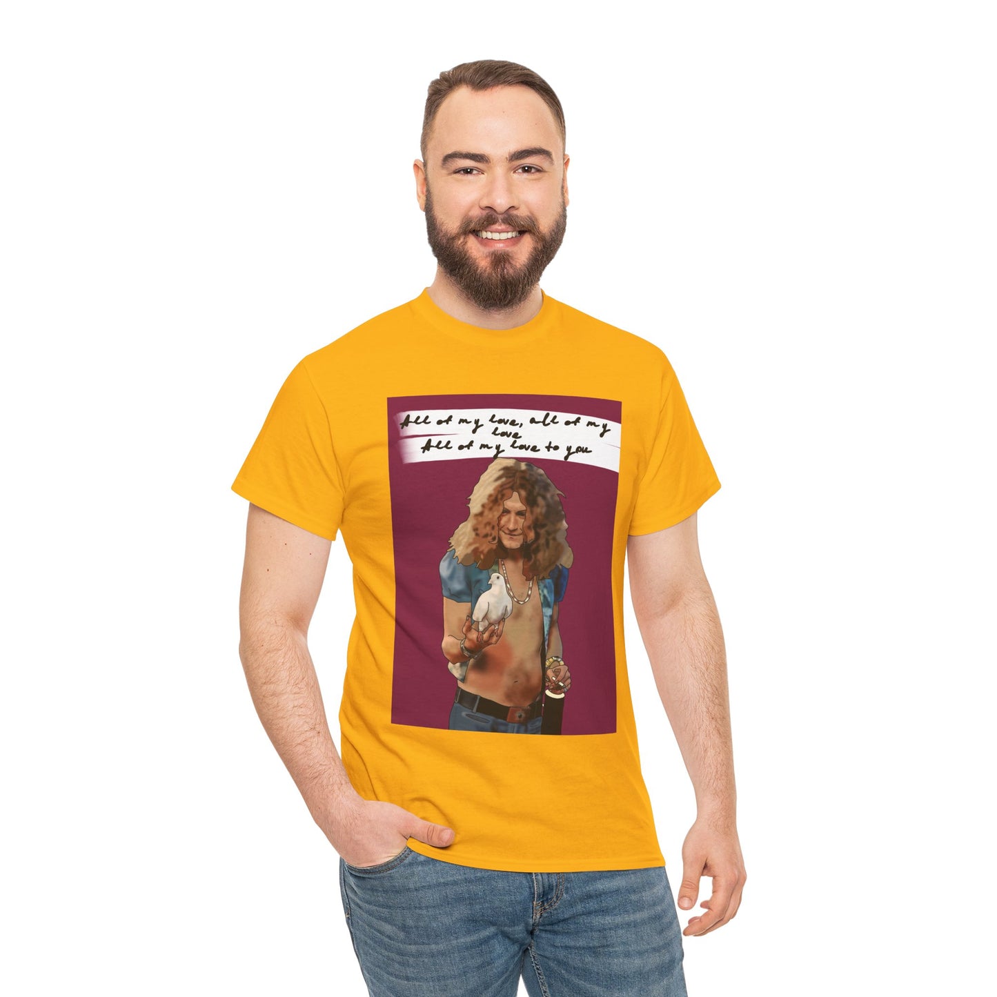 Robert Plant Led Zeppelin lyrics t shirt