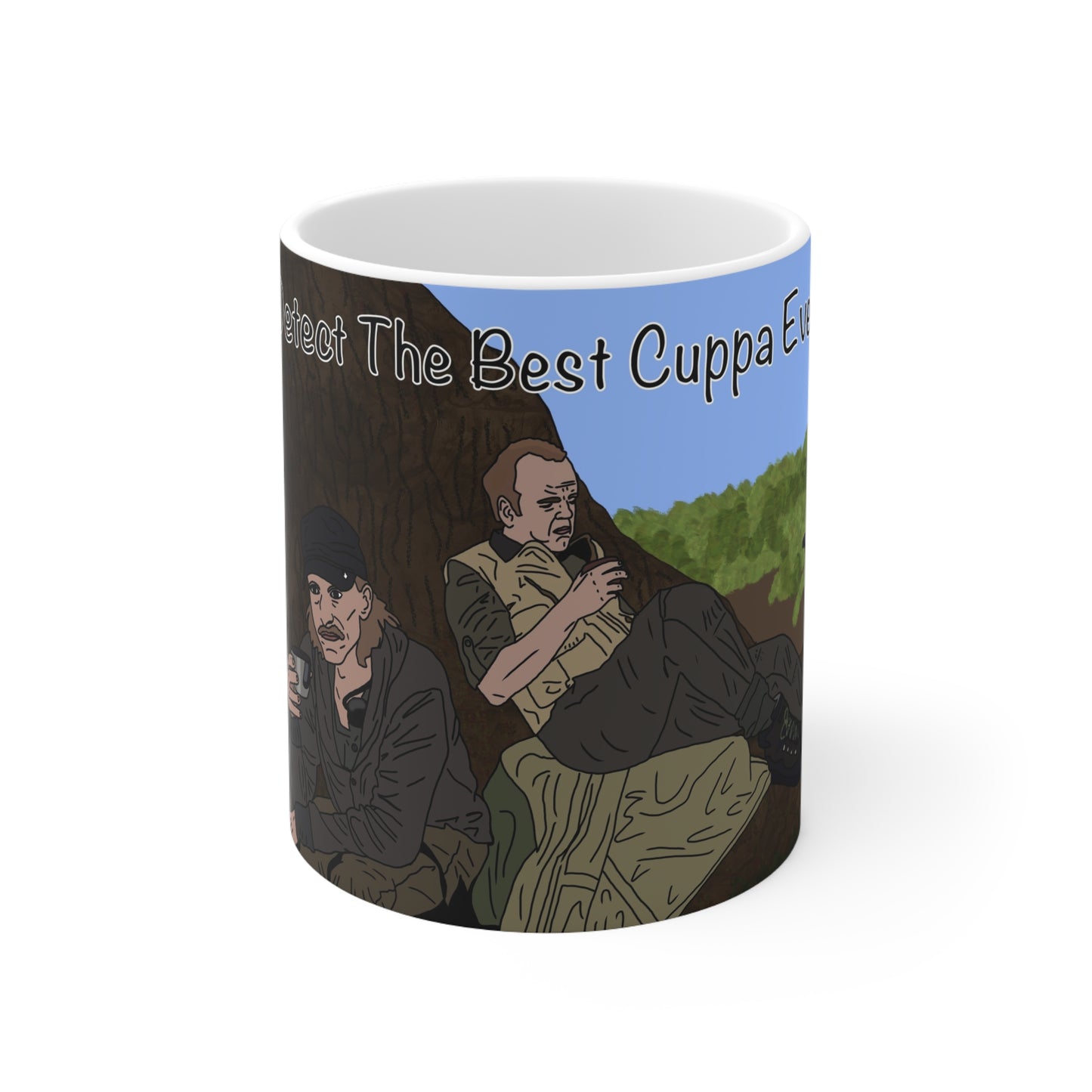 Detectorists Coffee Mug — "I Detect The Best Cuppa Ever" Ceramic Tea & Coffee Cup