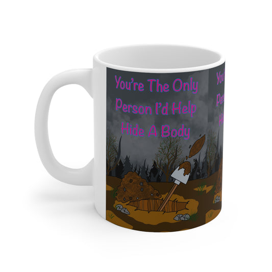 Bestie | Hiding A Body True Crime Mug | More Jam