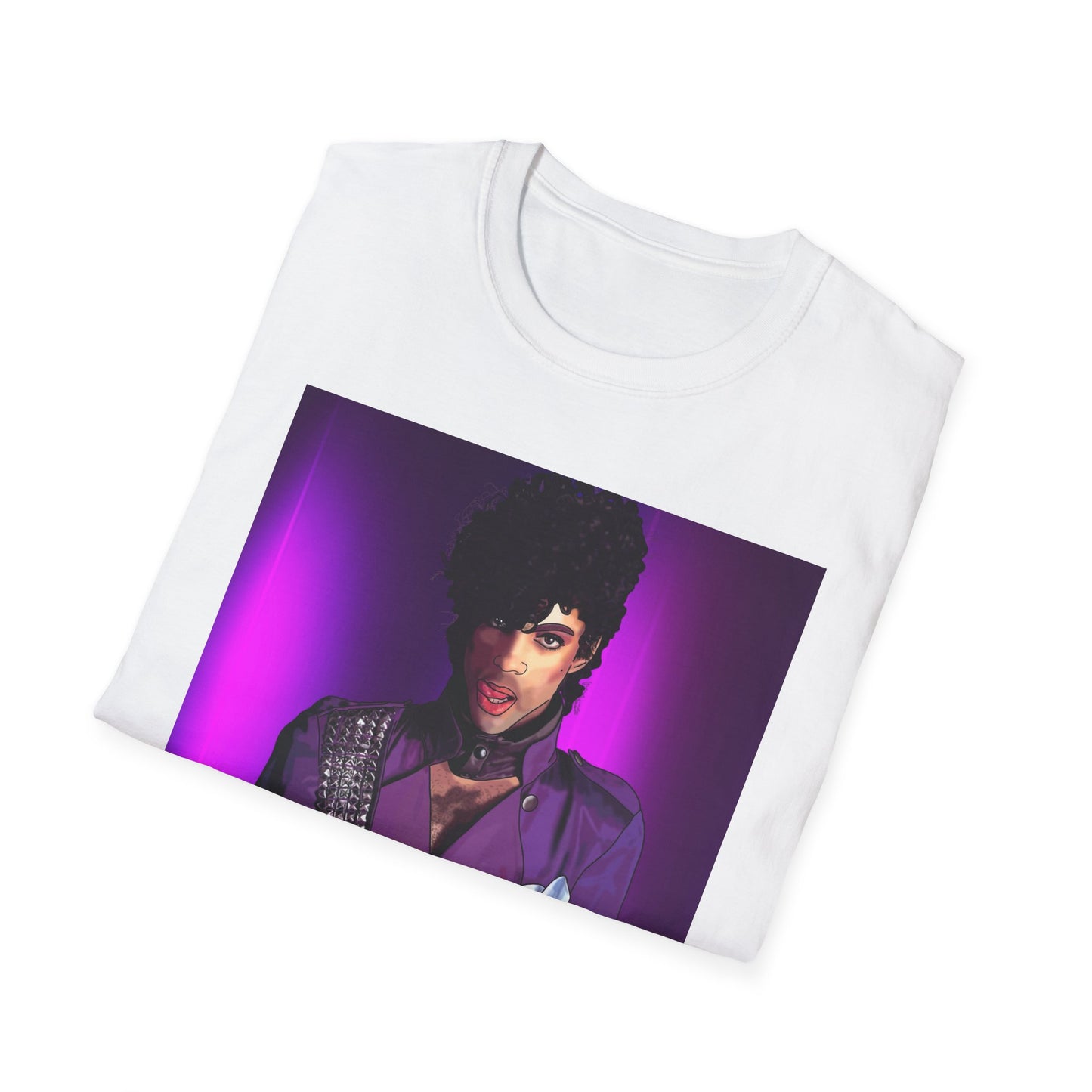 Purple Icon Portrait T-Shirt Prince