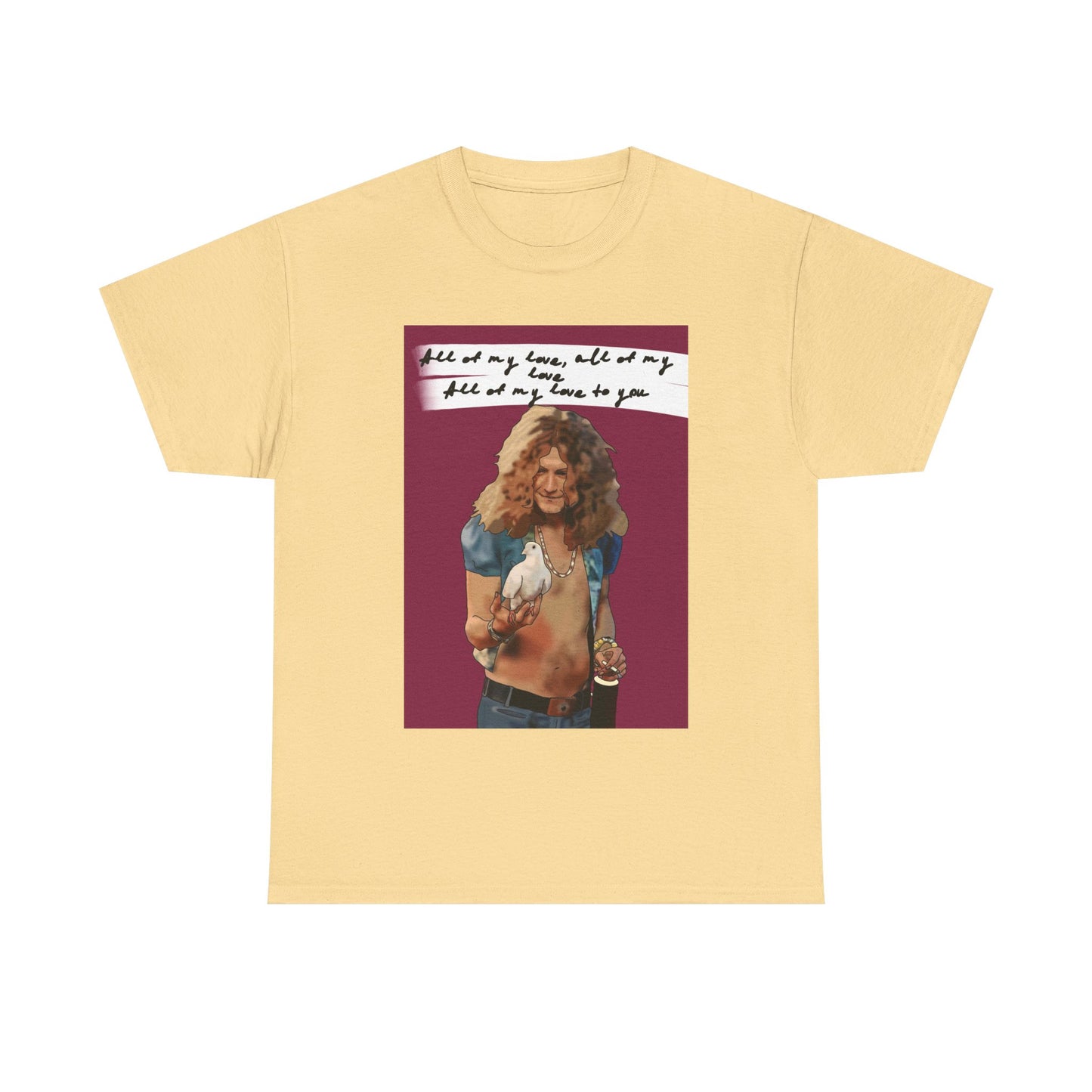 Robert Plant Led Zeppelin lyrics t shirt