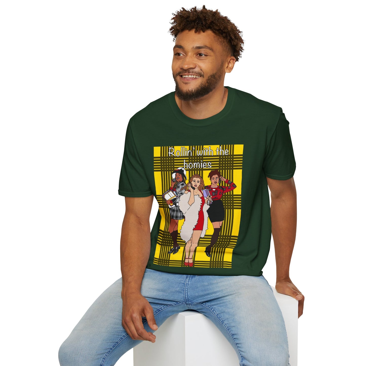 90s Clueless Graphic T-Shirt — ‘Clueless’ Plaid Inspired Retro Femme Tee