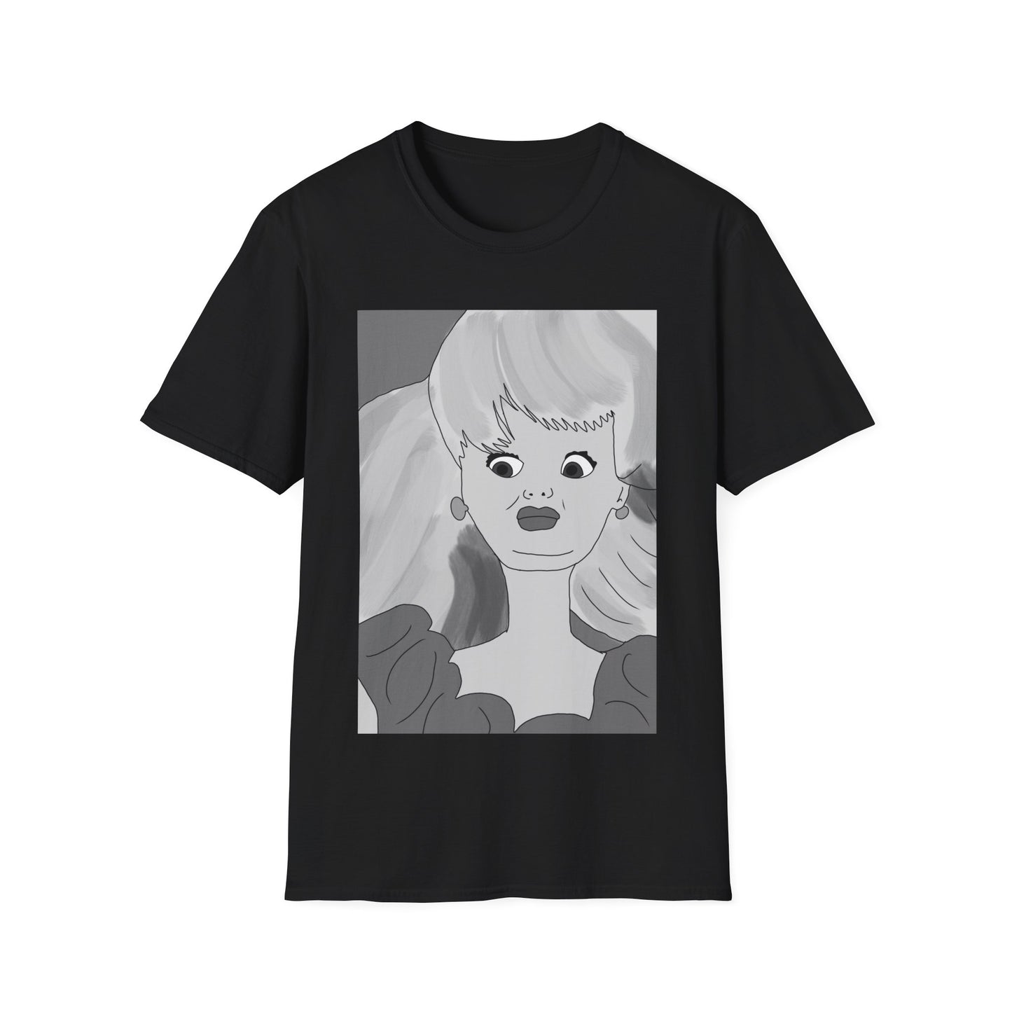 EWWW T-Shirt — Retro Pop Art Doll Portrait Graphic Tee