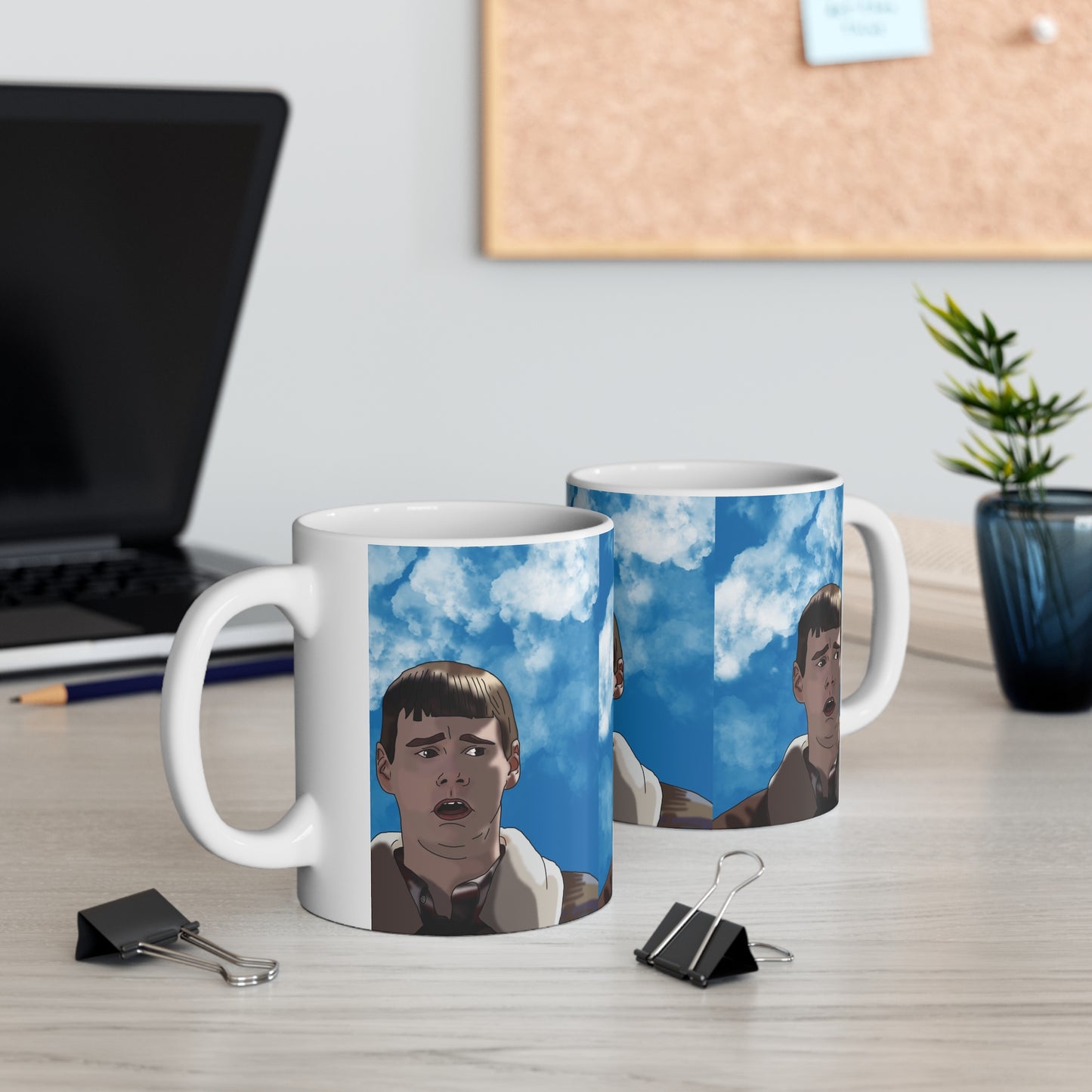 Lloyd Christmas Comedy Movie Mug — Classic Dumb & Dumber Ceramic Coffee Cup