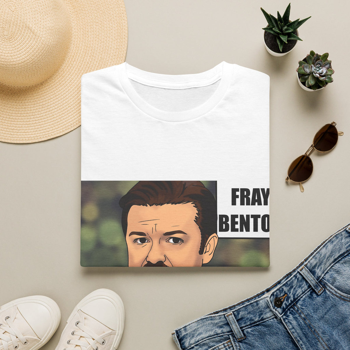 The Office David Brent Fray Bentos T Shirt