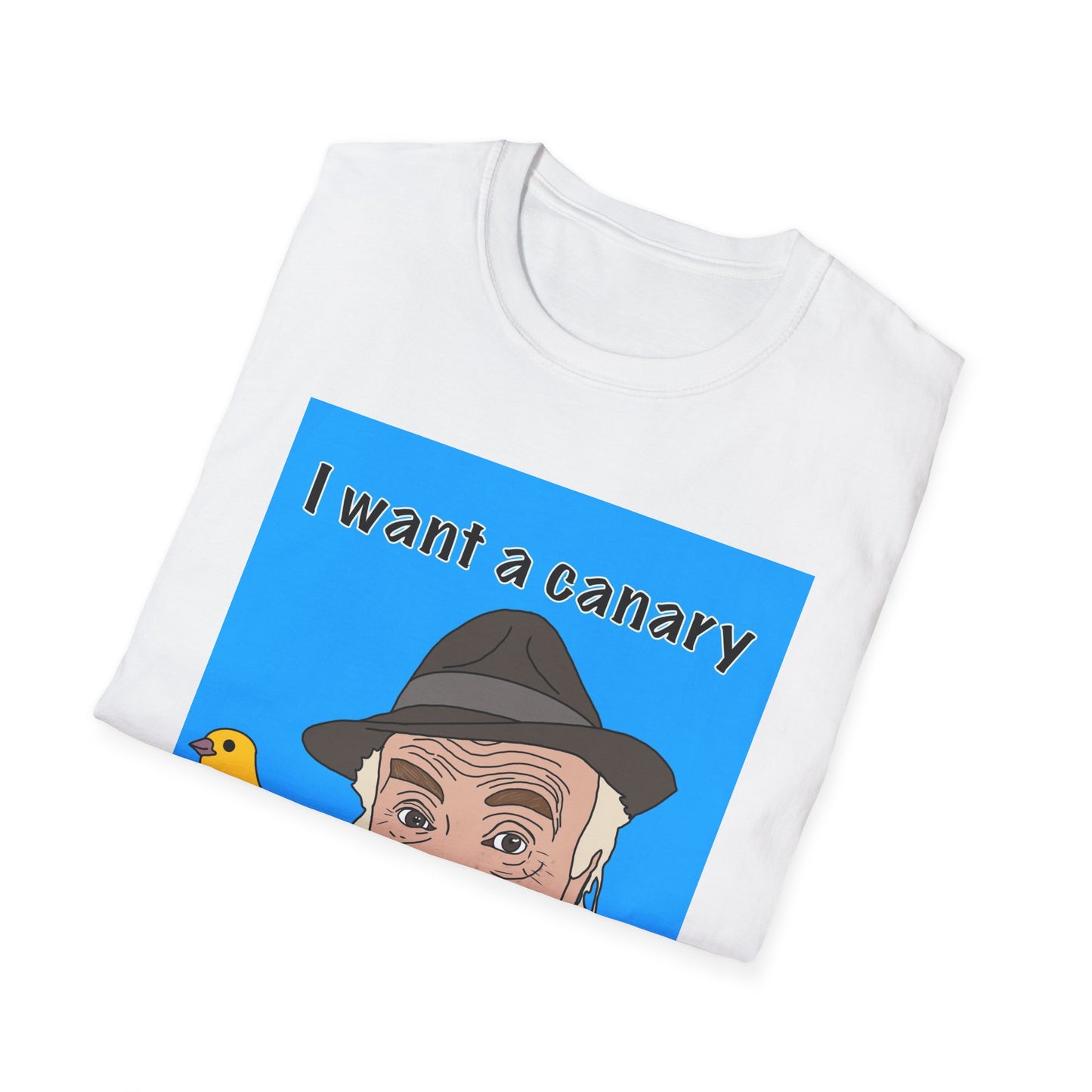 Only Fools & Horses T-Shirt — “I Want A Canary” Vintage Grandad Portrait Tee