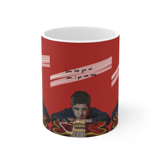 Noel Gallagher Dead in the Water Ceramic Mug