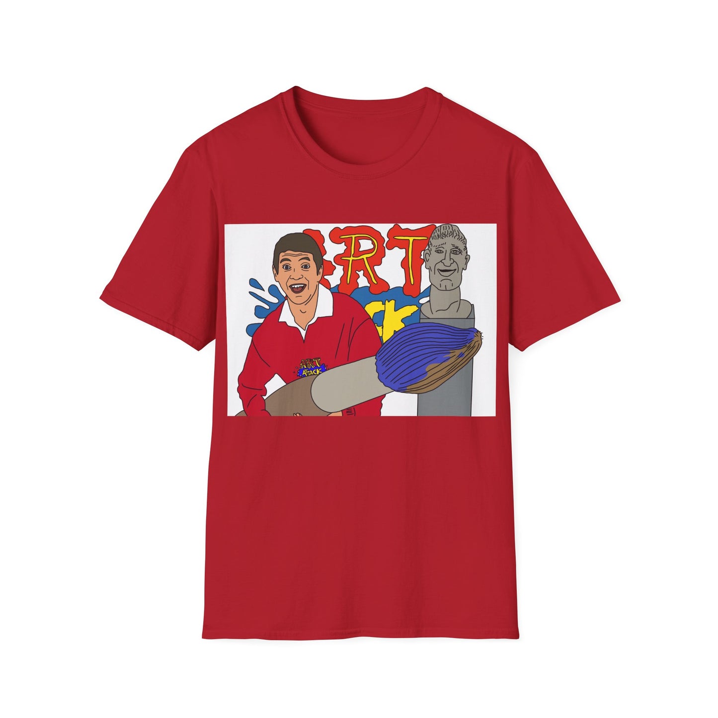 Art Attack 90s T-Shirt — Funny Graphic Tee
