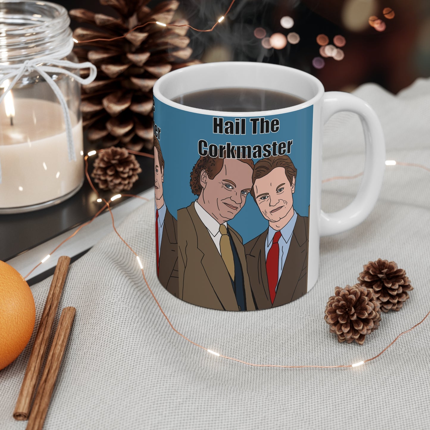 Frasier & Niles Corkmaster Ceramic Coffee Cups