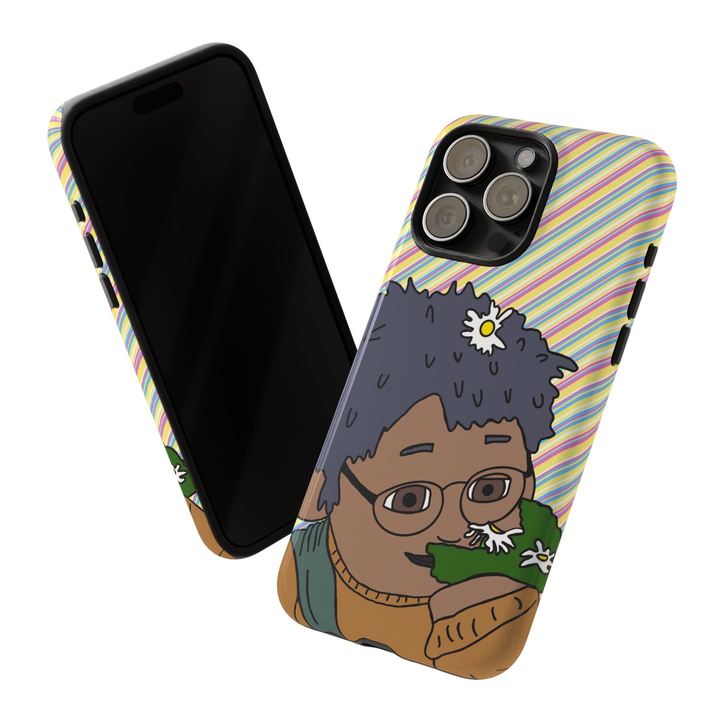 Cute Flowers Tom Phone Case —