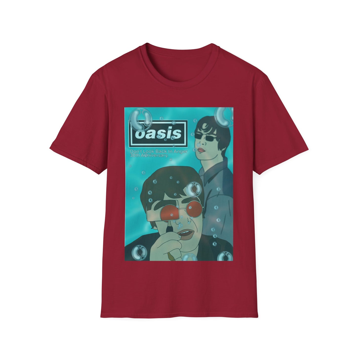 Oasis Don’t Look Back In Anger 30th Anniversary T Shirt | More Jam