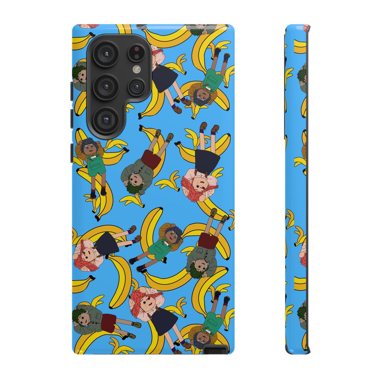 Banana Tots Pattern Phone Case — Cute Cartoon Phone Cover