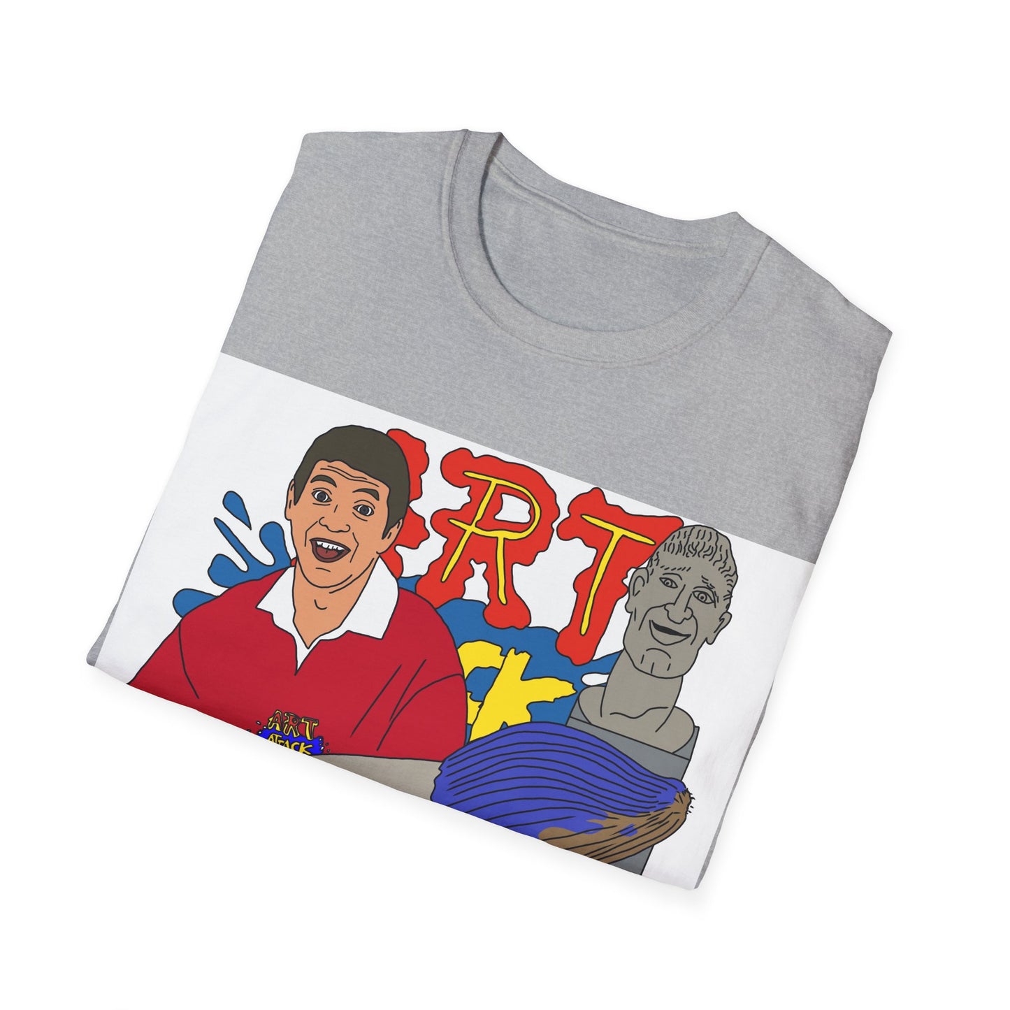 Art Attack 90s T-Shirt — Funny Graphic Tee