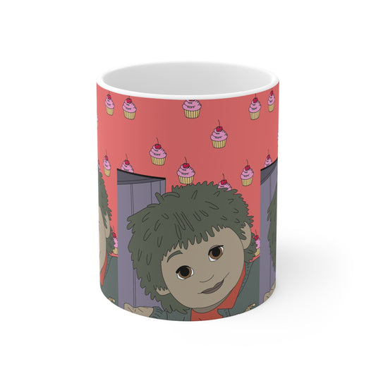 Tiny Cake Ceramic Mug — Cupcake Pattern 11oz & 15oz