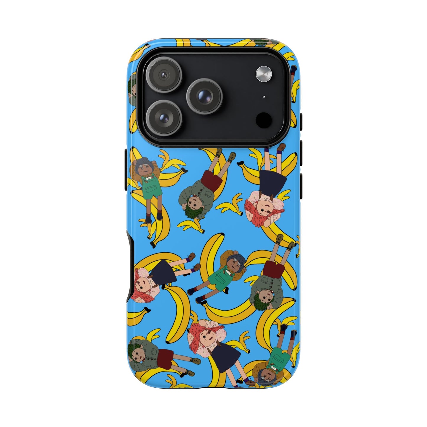 Banana Tots Pattern Phone Case — Cute Cartoon Phone Cover
