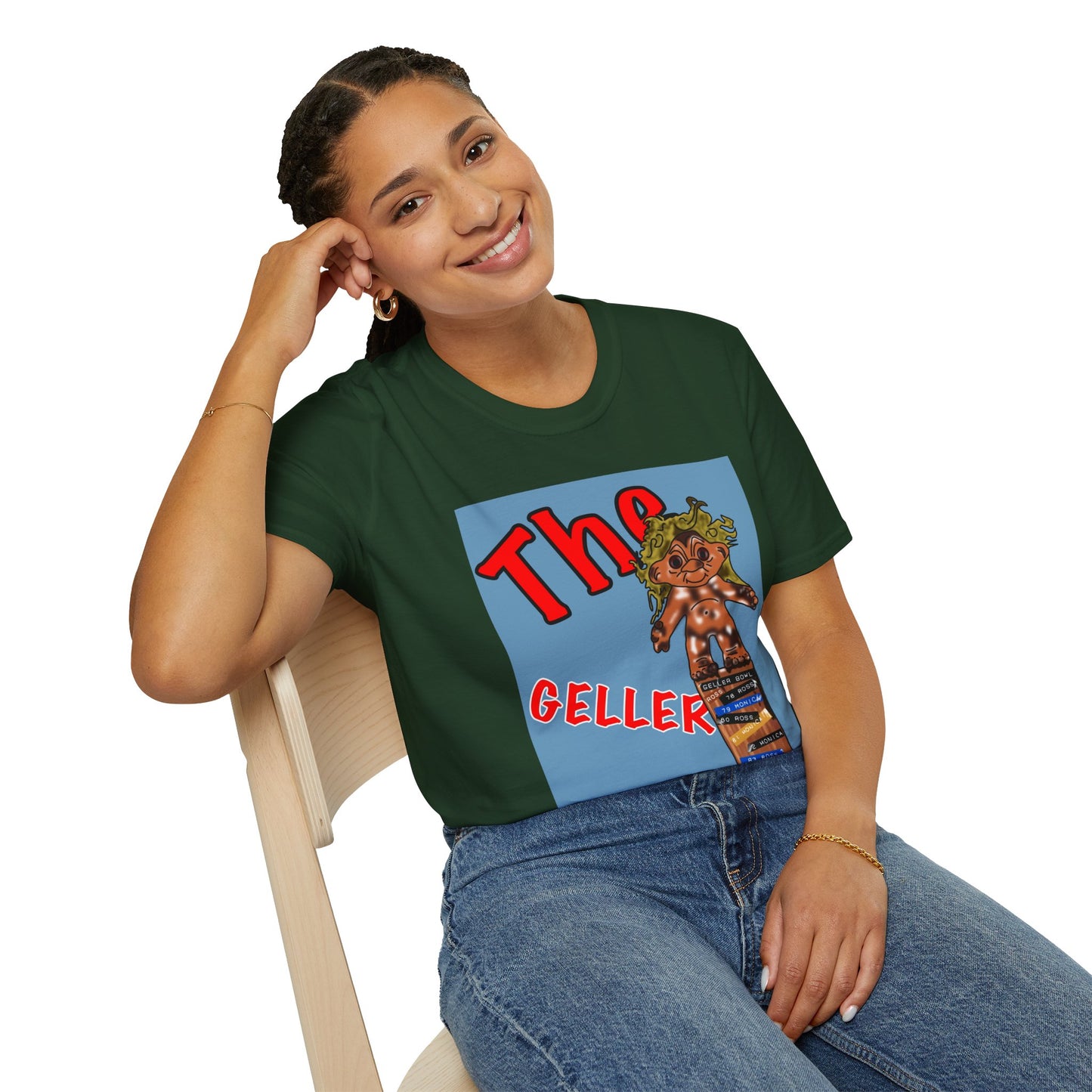 Friends TV Show Geller Cup T-Shirt — Retro Trophy Graphic Tee