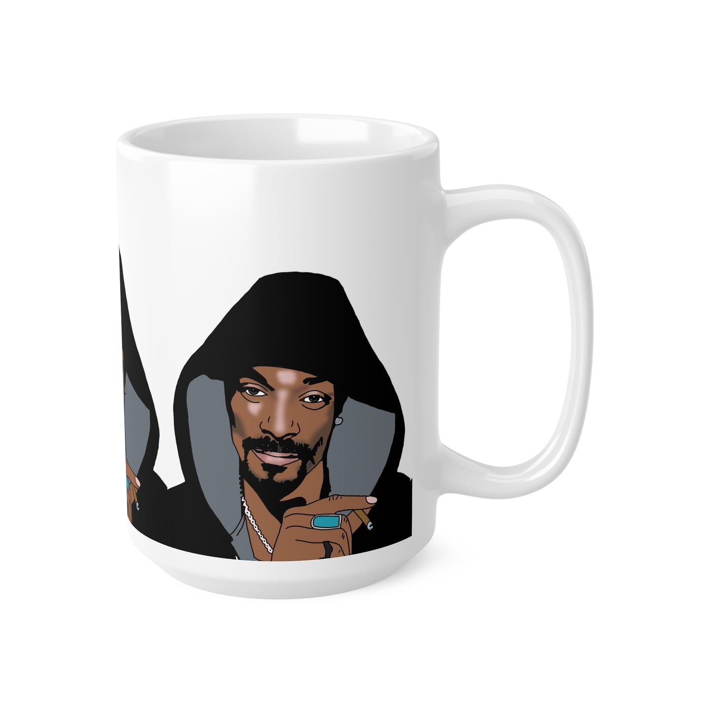 Hooded Snoop Ceramic Coffee Mug — 11oz/15oz