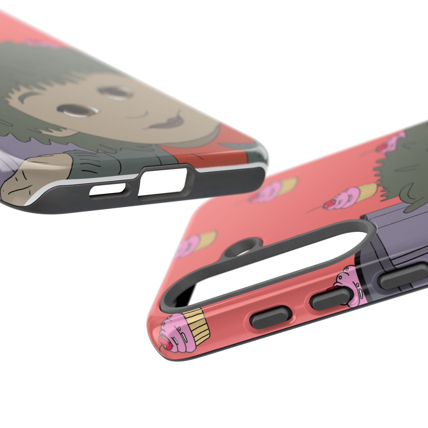 Cute Cupcake Tiny Phone Case — Whimsical Retro Character Protective Cover