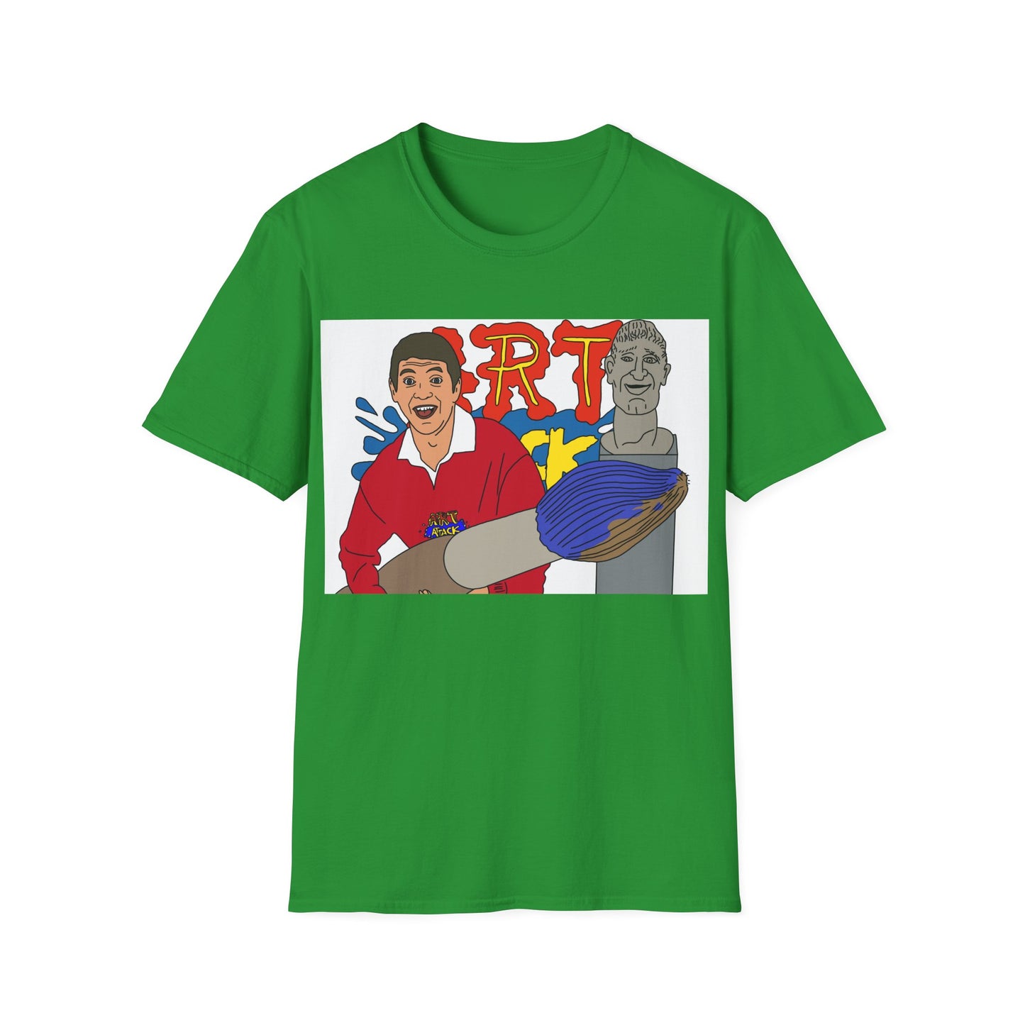 Art Attack 90s T-Shirt — Funny Graphic Tee