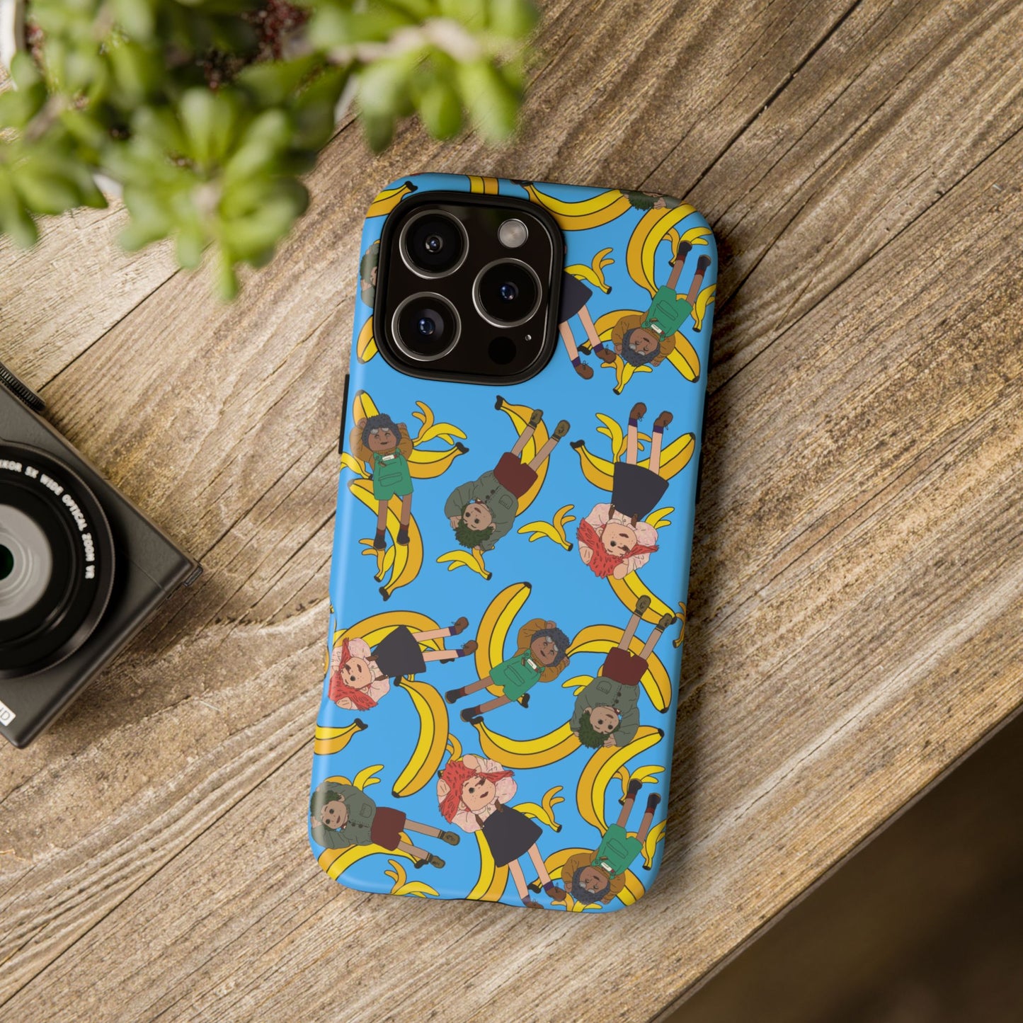 Banana Tots Pattern Phone Case — Cute Cartoon Phone Cover