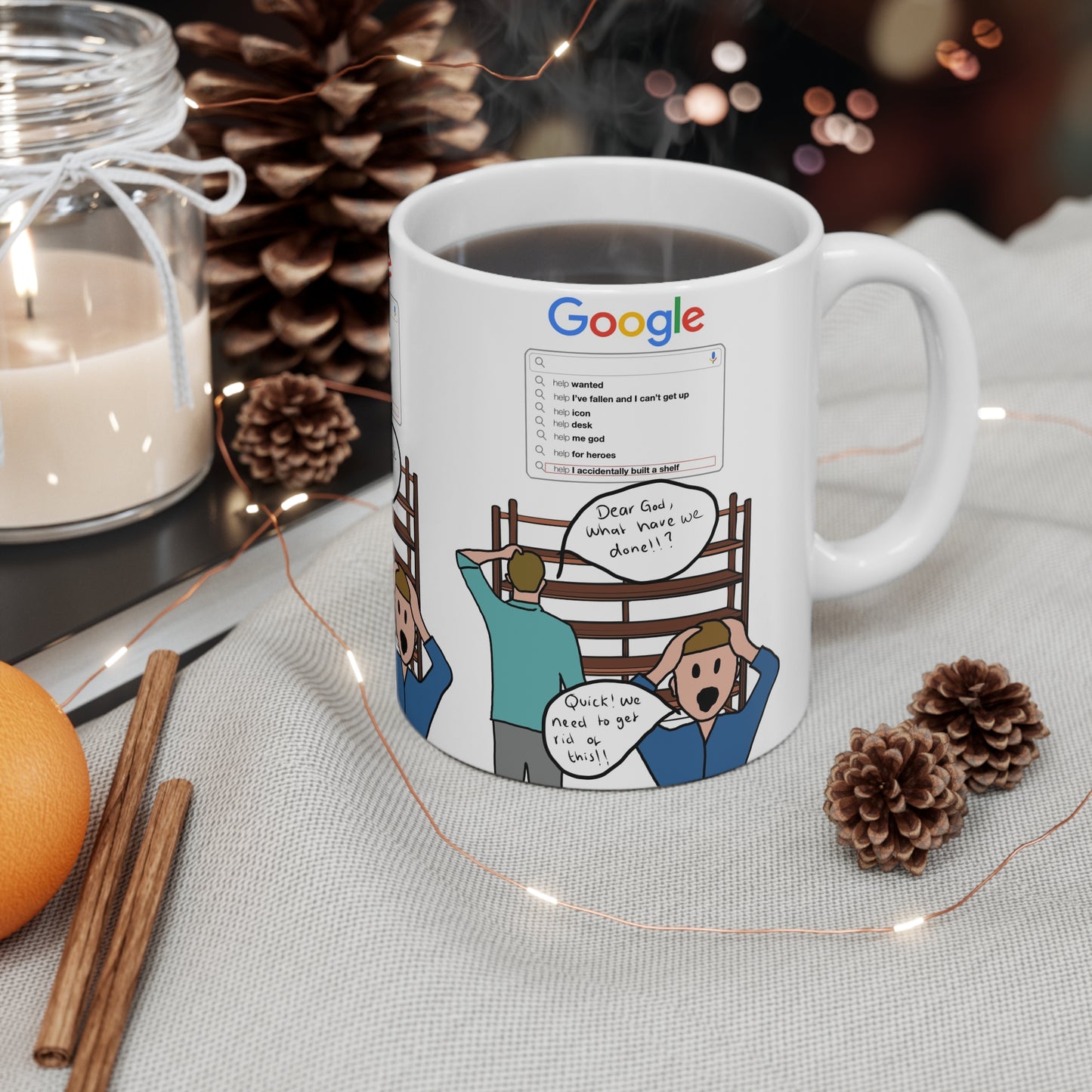 Accidentally Built A Shelf Meme | Funny Mug | More Jam