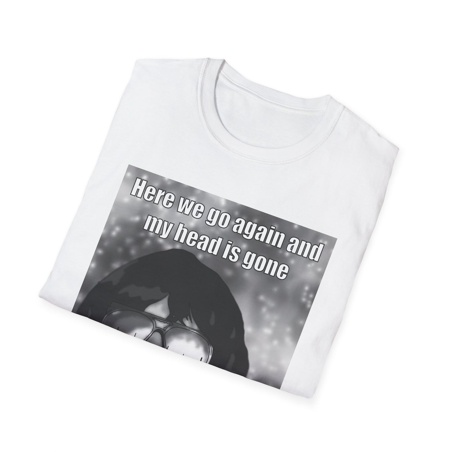 Richard Ashcroft Here We Go Again Lyrics T-Shirt — Vintage Rock Singer Graphic Tee