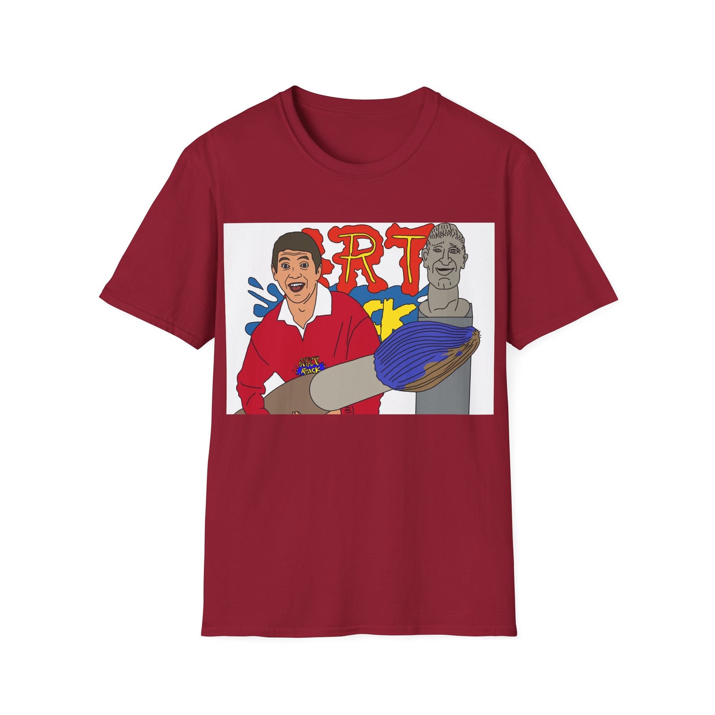 Art Attack 90s T-Shirt — Funny Graphic Tee