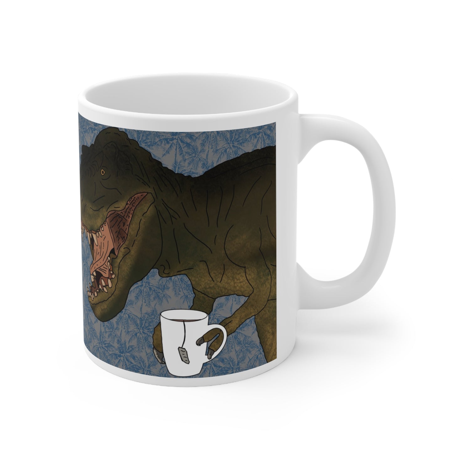 Tea Rex | Funny Dinosaur Mug | More Jam