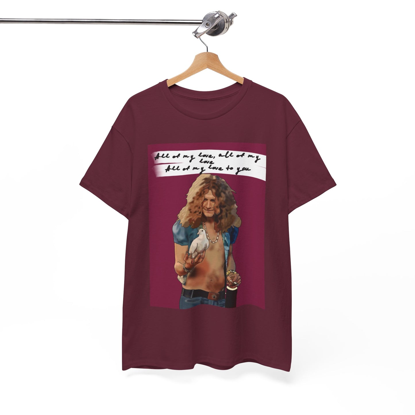 Robert Plant Led Zeppelin lyrics t shirt