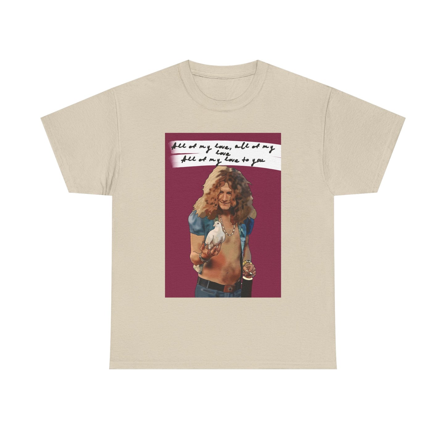 Robert Plant Led Zeppelin lyrics t shirt