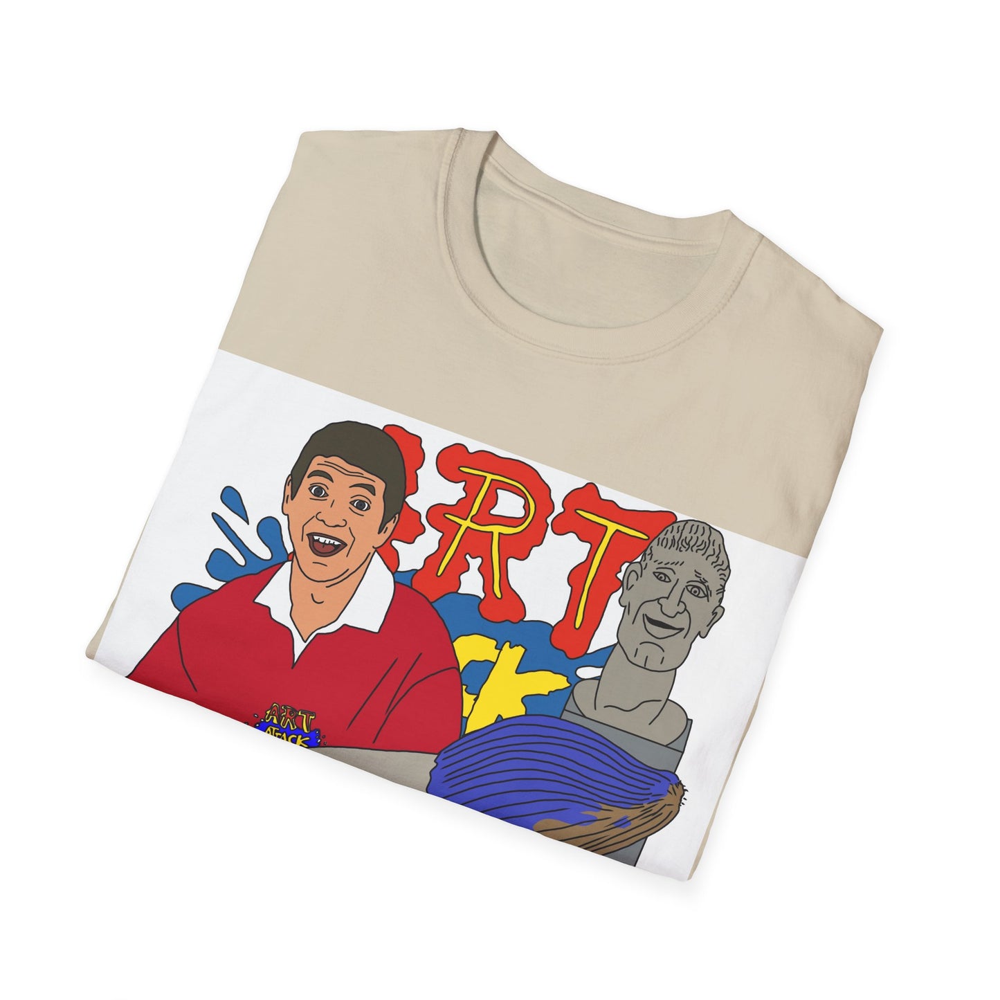 Art Attack 90s T-Shirt — Funny Graphic Tee