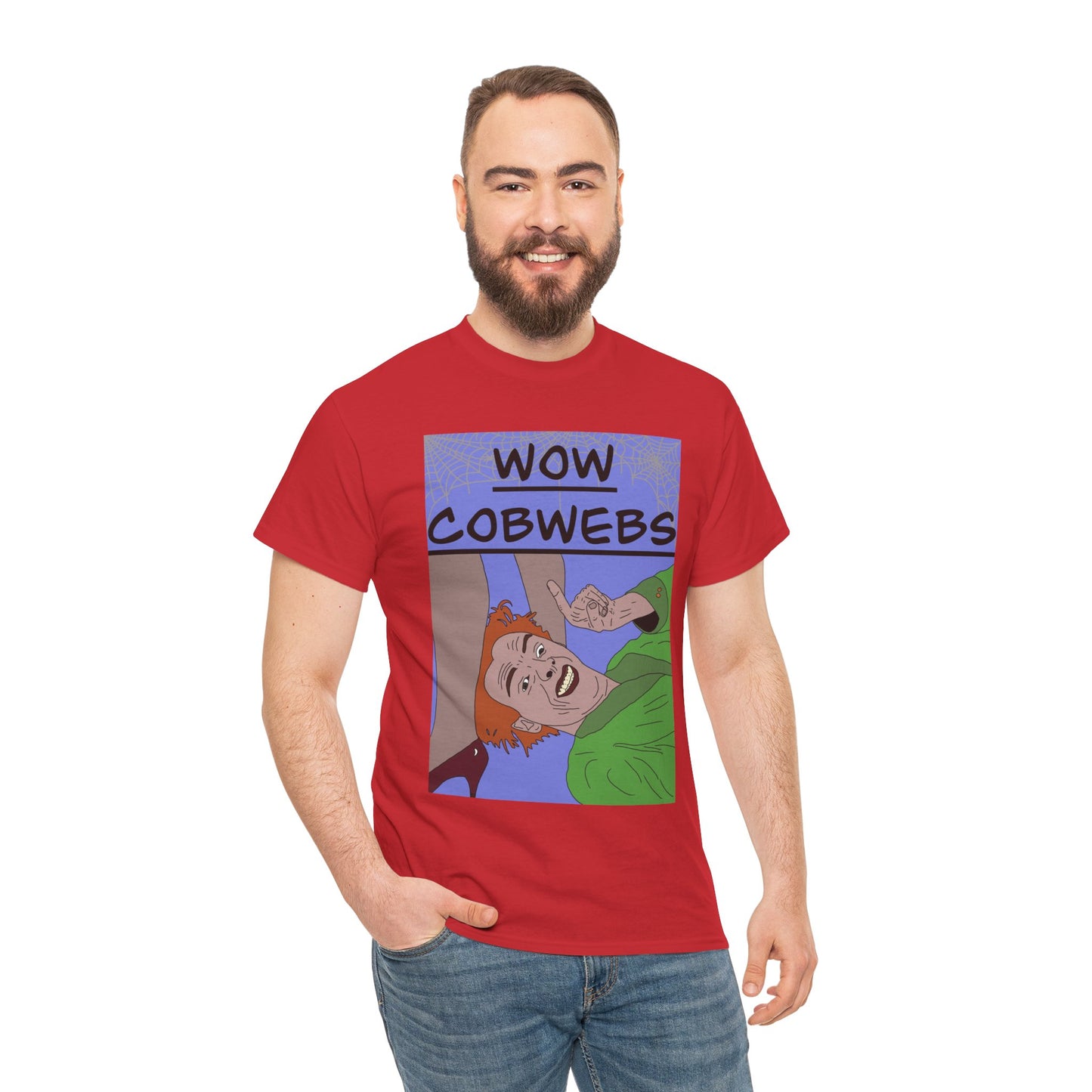 Drop Dead Fred T-Shirt — Funny "Wow Cobwebs" Retro Cartoon Tee