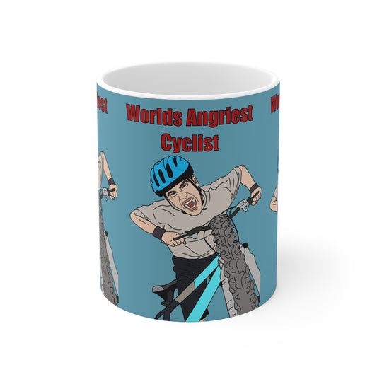 Angry Cyclist | Funny Mug | More Jam