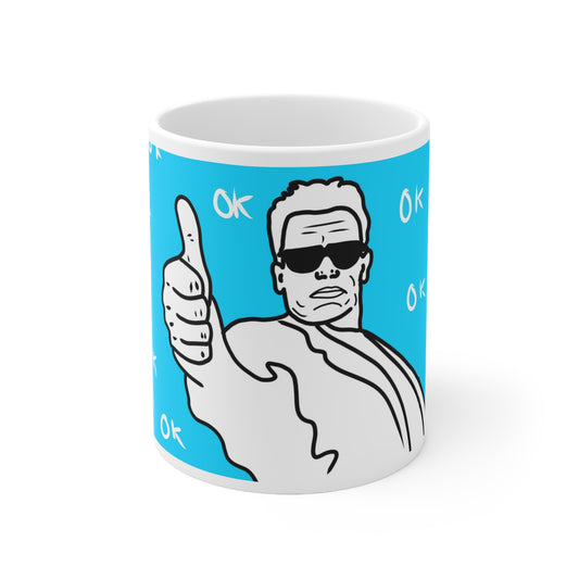 Terminator Ok Ok Ok | Thumbs Up Mug | More Jam