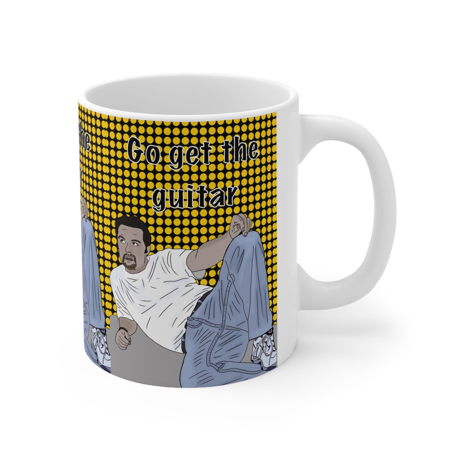 David Brent "Get The Guitar" Ceramic Coffee Mug — The Office Inspired