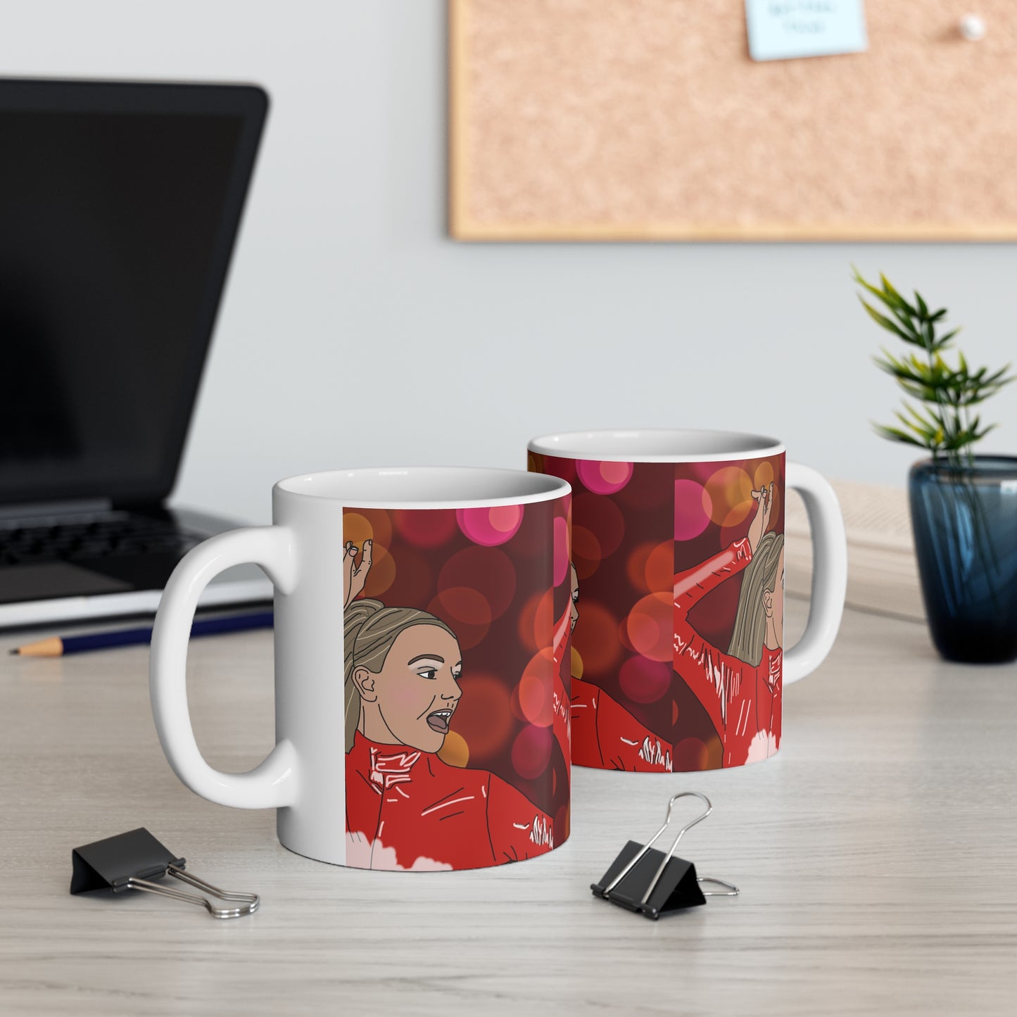 Britney Coffee Mug – Pop Star Illustration Ceramic Mug