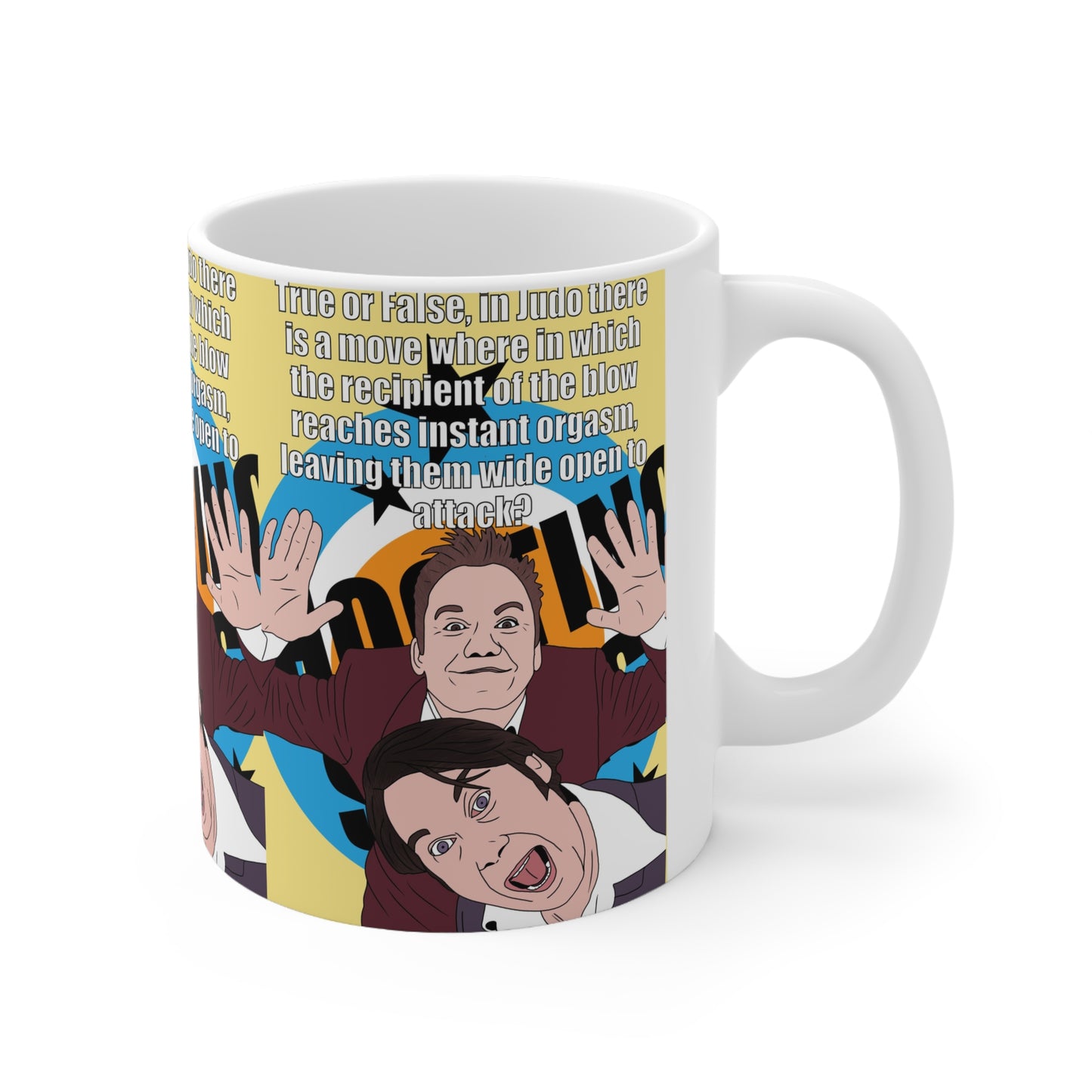 True Or False? In Judo There Is A Move... | Shooting Stars Mug | More Jam