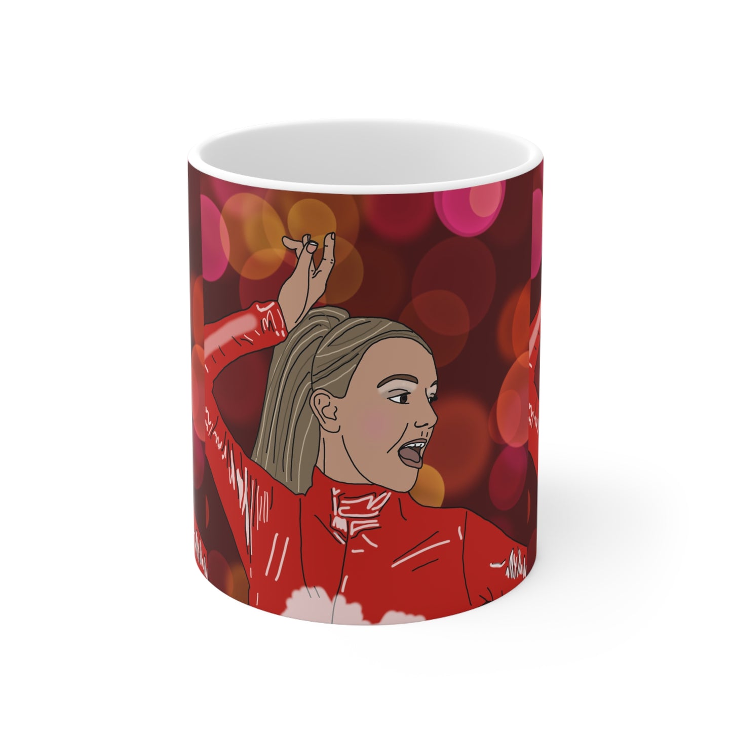 Britney Coffee Mug – Pop Star Illustration Ceramic Mug
