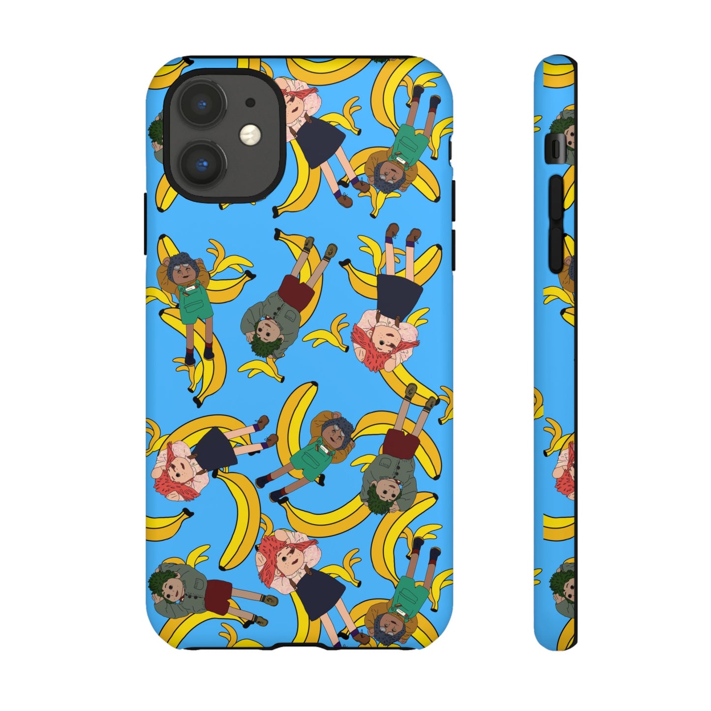 Banana Tots Pattern Phone Case — Cute Cartoon Phone Cover
