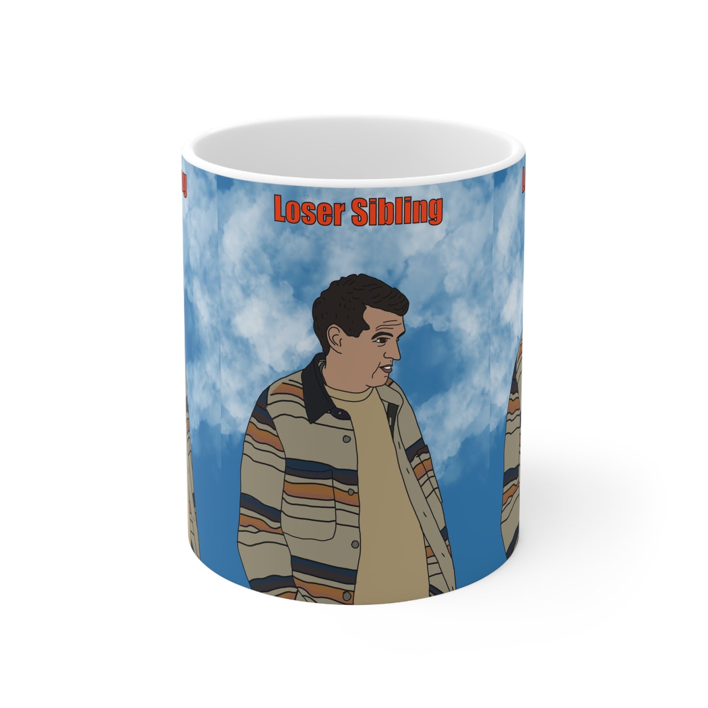 Loser Sibling Ceramic Mug —Nobody Wants This Illustration Coffee Cup (11oz, 15oz)