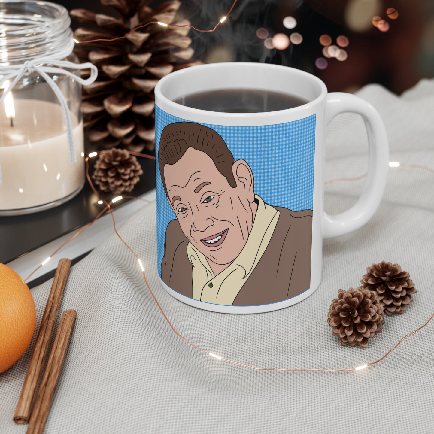 King Of Queens Demented Old Circus Monkey Mug | More Jam