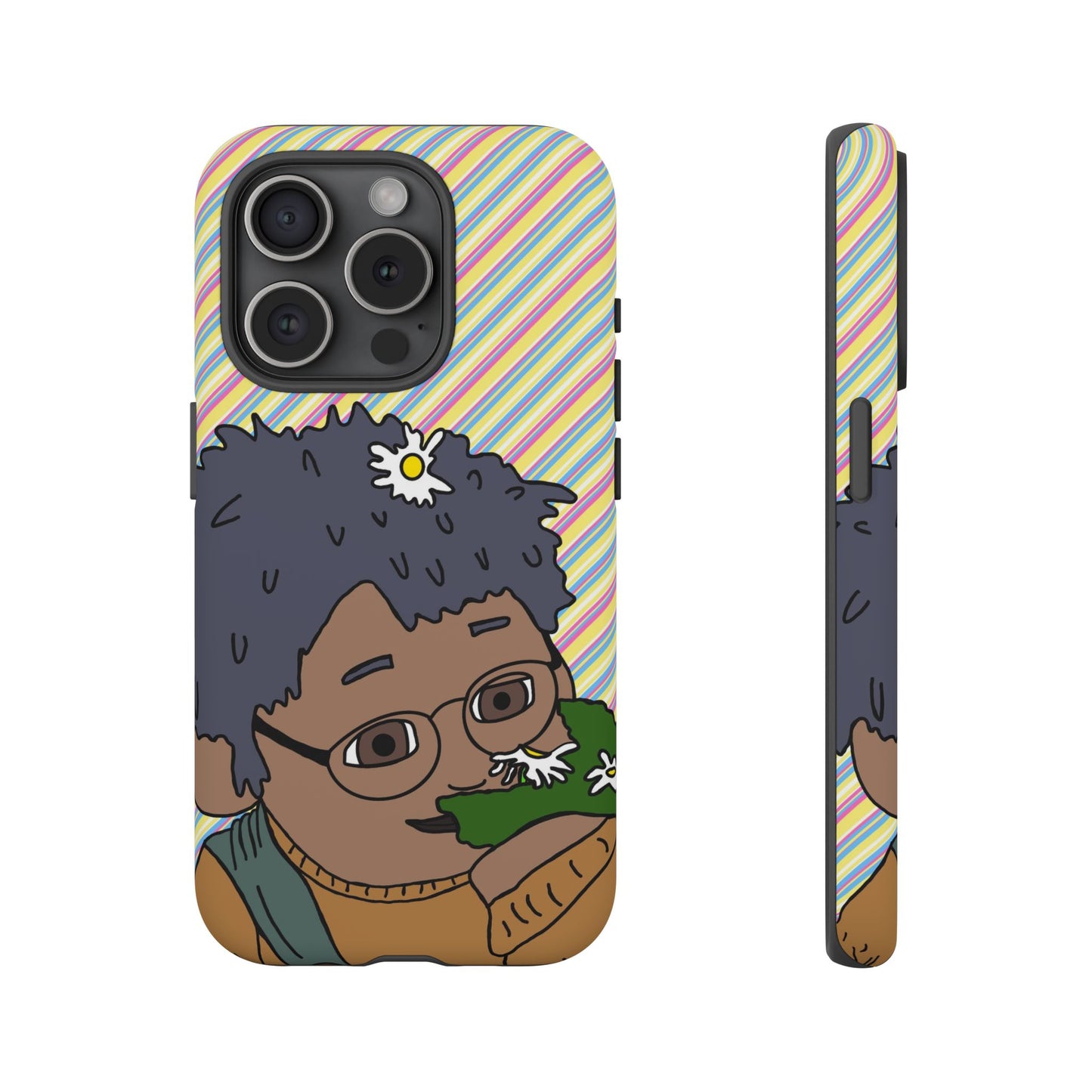 Cute Flowers Tom Phone Case —