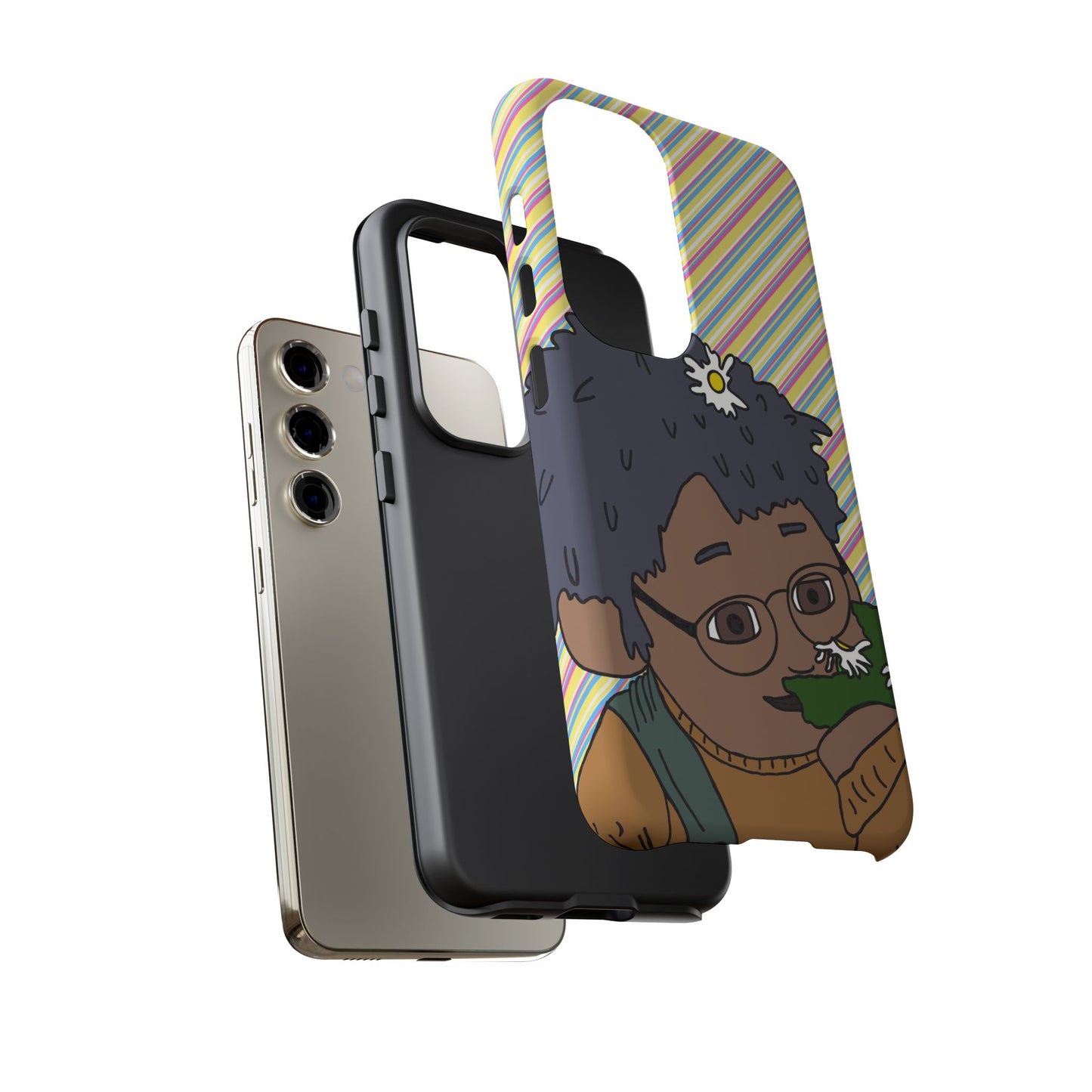 Cute Flowers Tom Phone Case —