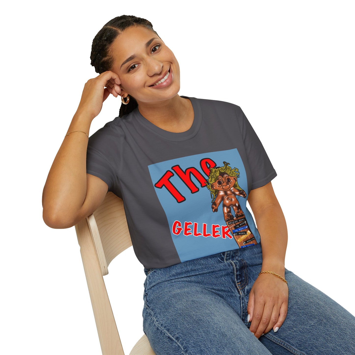 Friends TV Show Geller Cup T-Shirt — Retro Trophy Graphic Tee