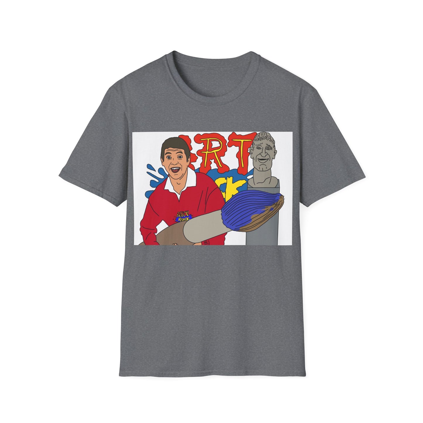 Art Attack 90s T-Shirt — Funny Graphic Tee