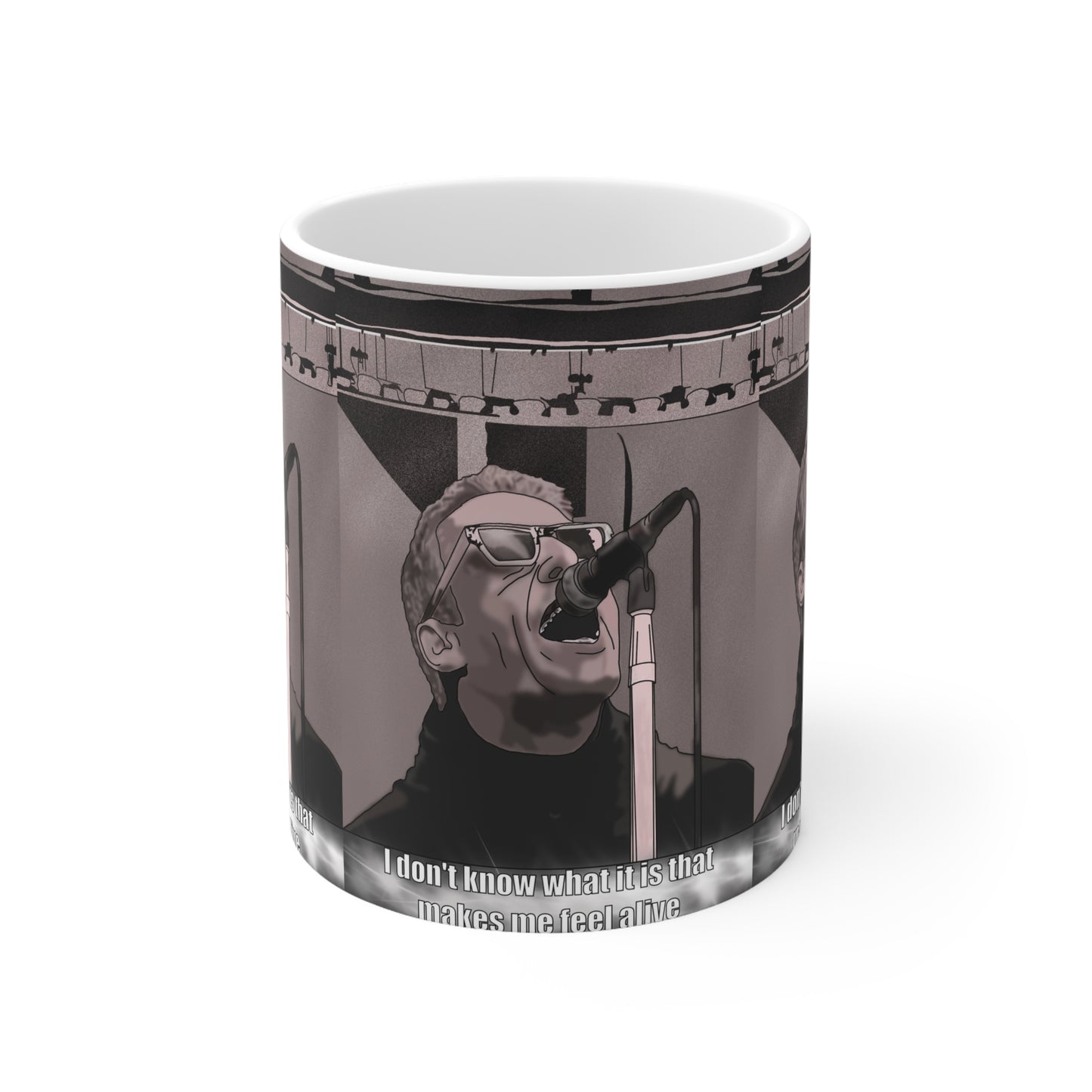 Liam Gallagher Oasis Reunion Need Each other Mug with Lyrics — Vintage Concert Ceramic Coffee Cup