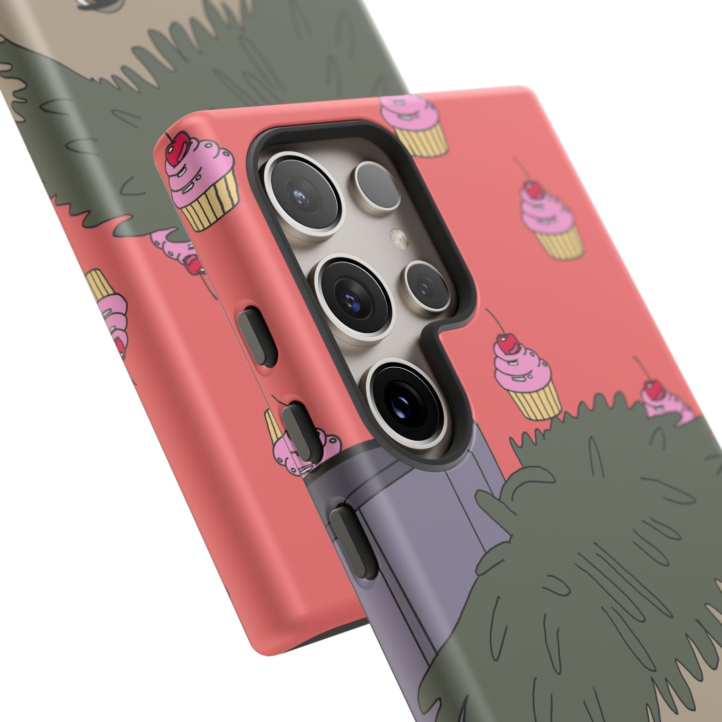 Cute Cupcake Tiny Phone Case — Whimsical Retro Character Protective Cover