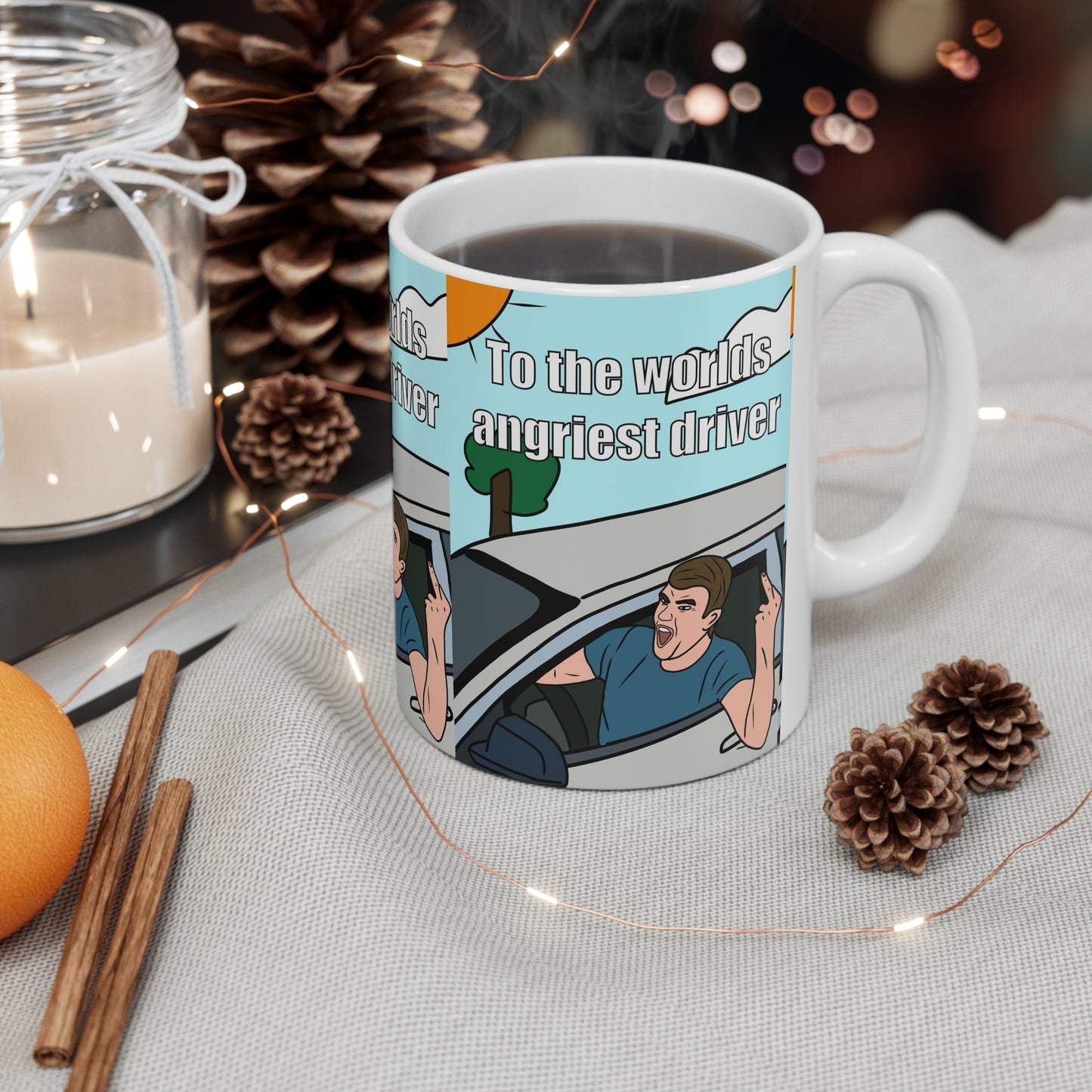 Angry Driver | Funny Mug | More Jam